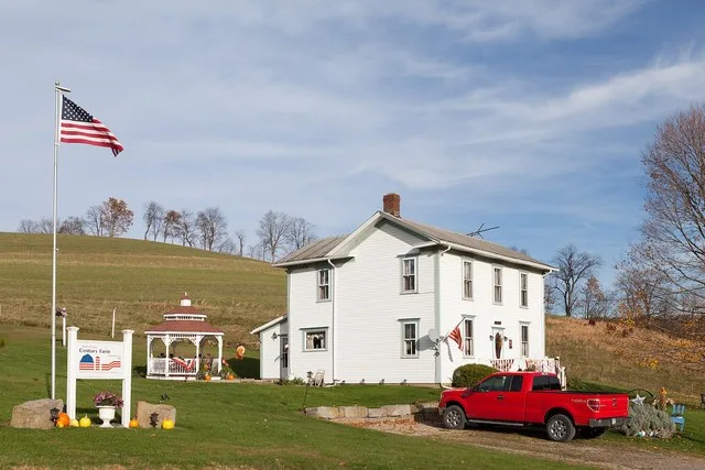The McLean Farm (1866), on Atwood Sugar Camp Road in Atwood, Pennsylvania . A Pennsylvania Century Farm .