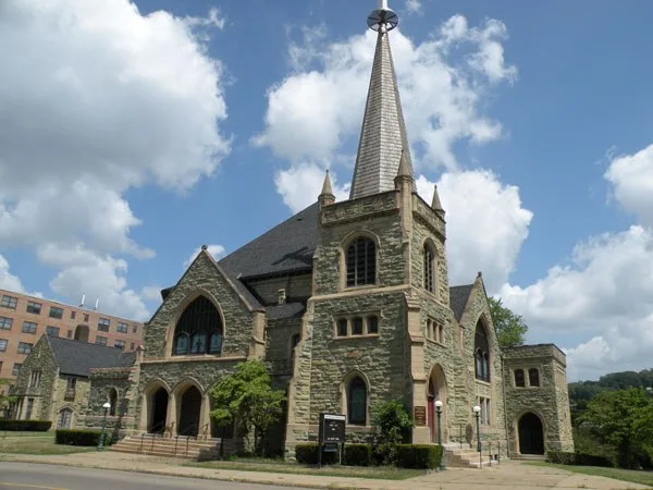 Picture of the Greenstone United Methodist Church located at 939 California Avenue in Avalon, Pennsylvania , on July 30, 2011. It was built in 1906, and is on the List of Pittsbur...