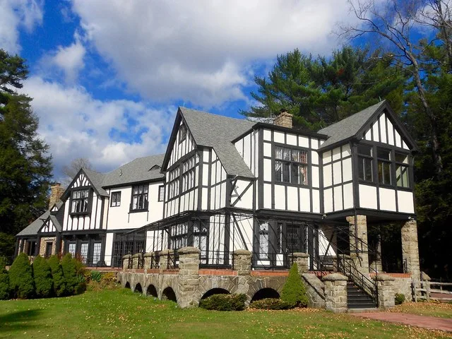 "Bishwind" a Bed & Breakfast in Bear Creek Village (a NRHP historic district) in Buck Township, Pennsylvania