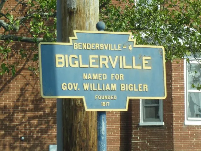 Keystone Marker for Biglerville, Pennsylvania