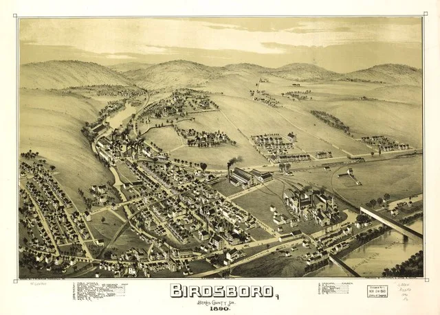 Panorama of Birdsboro Borough, Berks County, Pennsylvania.