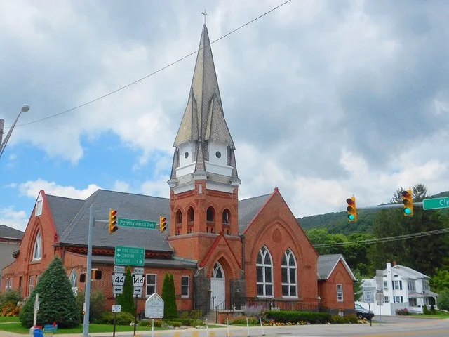St Luke Lutheran Church in Centre Hall, Centre County, Pennsylvania