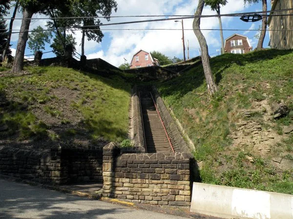 Picture of the Parkway Steps located between Parkway and North Avenues in Chalfant, Pennsylvania , on August 7, 2010. Built in 1936, through the efforts of the Works Progress Admi...