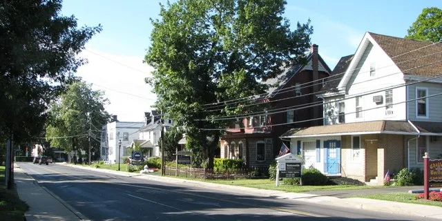 Main Street, part of the Chalfont Historic District in Chalfont