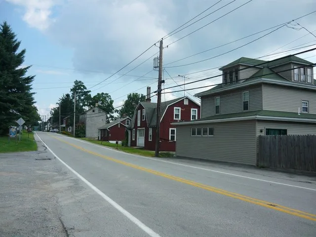 Main Street, Donegal, Pennsylvania, looking southeastward from intersection of Main Street and Fayette Street
