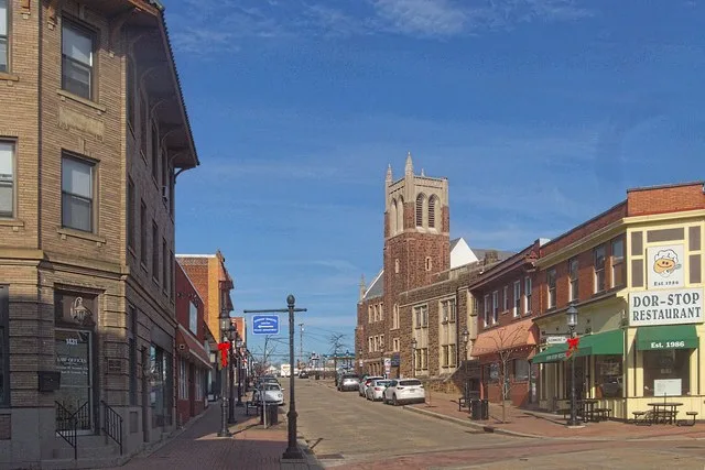 View westward on Potomac Avenue, Dormont