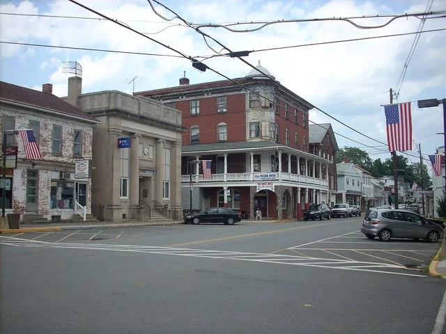 Duncannon, Pennsylvania near where the Appalachian Trail crosses the Susquehanna River