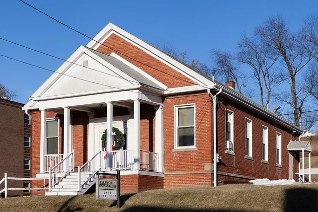 The borough building in Ellsworth, Pennsylvania .