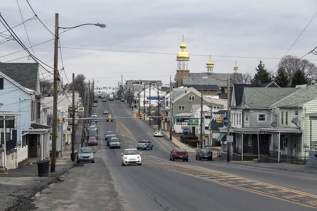 Lehigh Avenue, Frackville, Pennsylvania, USA
