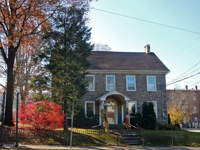 William and Caroline Schall House on the NRHP since October 11, 2007. At 100 Main Street, Green Lane, Montgomery County, Pennsylvania.