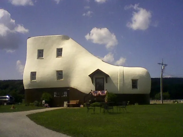 The Haines Shoe House in Hellam, Pennsylvania, United States