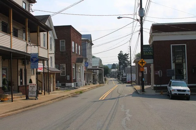 Main Street in Herndon, Pennsylvania