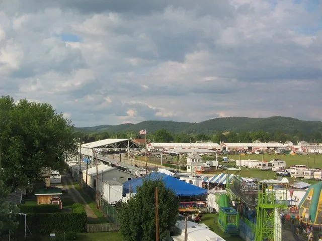Lycoming County Fair in Hughesville, Pennsylvania in the USA
