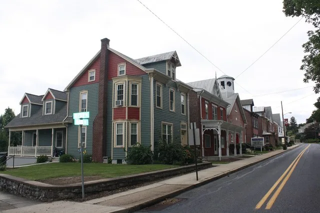 Leesport, Pennsylvania , Main Street, corner of Reeser St.
