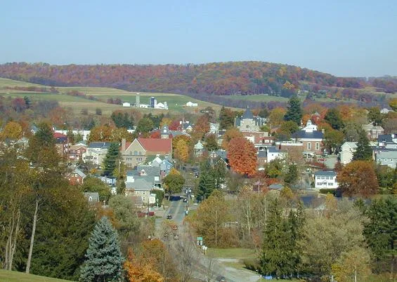 View of Ligonier, Pennsylvania.