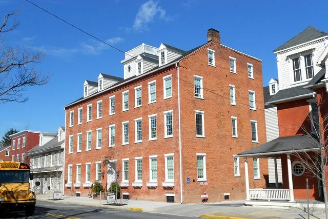 125 E. Main Street, Lititz, Lancaster County, Pennsylvania. Oldest building in town. In the Litiz Moravian Historic District.