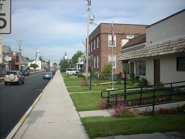 Route 116 as it passes through McSherrystown