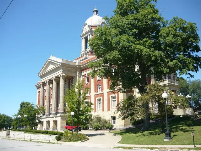 Mercer County Courthouse, Mercer, Pennsylvania. Built 1909.