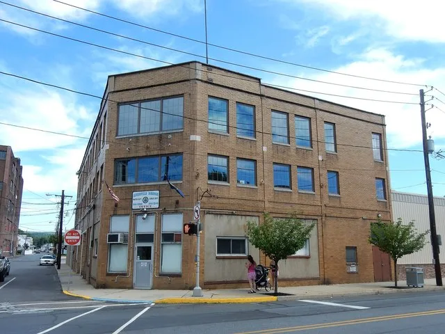 Minersville Borough Office, 2 East Sunbury Street, Minersville, Schuylkill County, Pennsylvania. Corner of N. Delaware Ave.