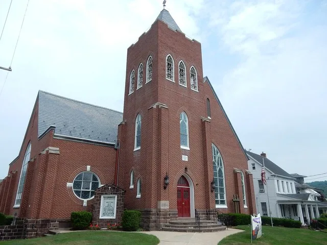 Zion Evangelical Church (1894), 57 N. Church St, Mohnton, PA. Corner of E. Summit St.