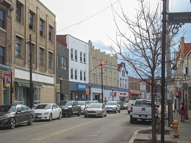 Looking southward on Brownsville Road, Mount Oliver, Pennsylvania