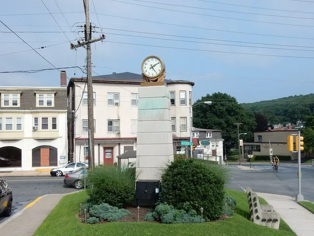 Intersection of Howard Blvd. ( U.S. Route 422 Business ) and 23rd St. Mount Penn, Berks county, PA.