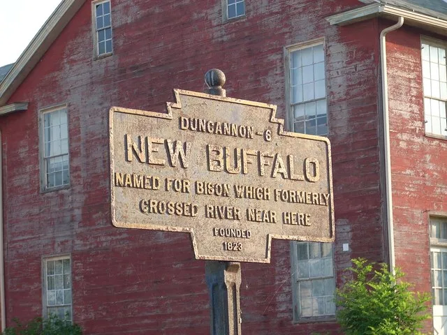 Keystone Marker for New Buffalo, Pennsylvania