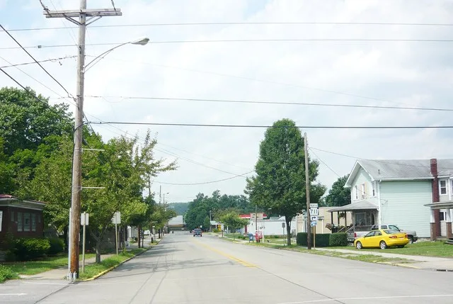 Ligonier Street (looking northward from 15th Street), New Florence, Westmoreland County, Pennsylvania.