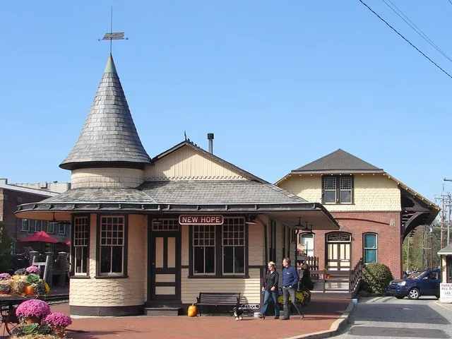 New Hope Station in New Hope, Pennsylvania