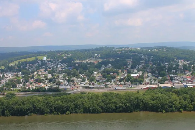 View of Northumberland from the Shikellamy State Park overlook
