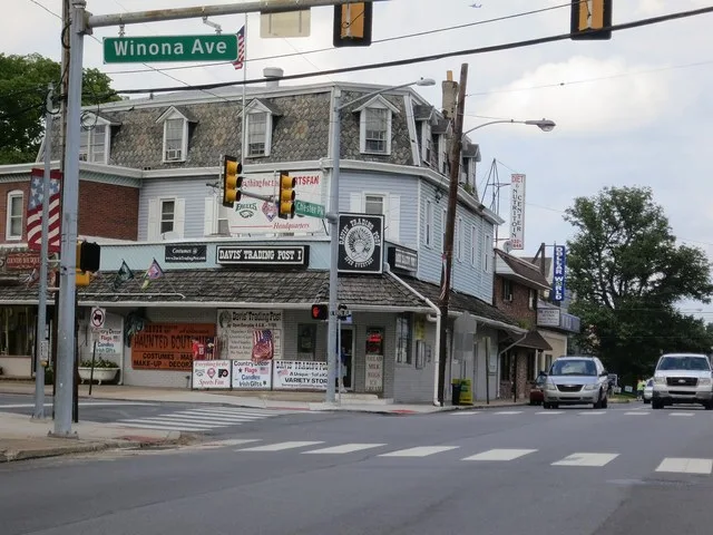 Corner of Winona And Chester in Norwood, Pennsylvania