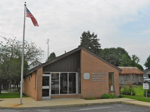 United States Post Office in Orrstown, Pennsylvania, a borough in Franklin County, PA. Zip code 17244.