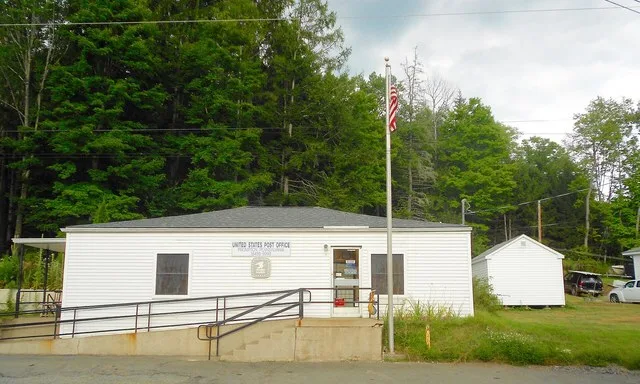 Post office in Prompton, Pennsylvania. Zipcode 18456-9998
