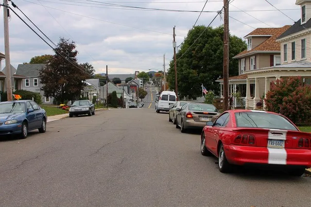 Main Street of Ringtown, Pennsylvania, looking west