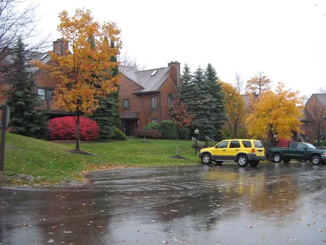 Condo in Seven Springs, Pennsylvania, a resort area and borough in Somerset and Fayette Counties. If this is on Swiss Mountain Drive, then it is likely in Fayette County