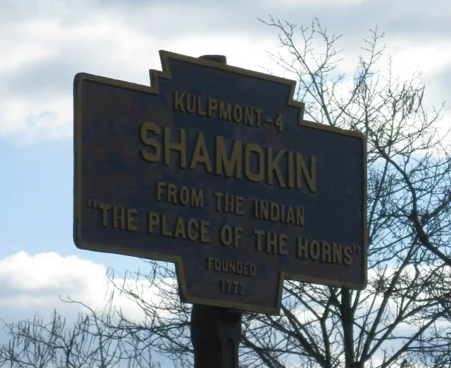 Keystone Marker for Shamokin, Pennsylvania