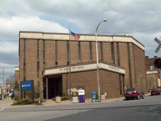 St. Marys, Pennsylvania City Hall. taken: April 2010