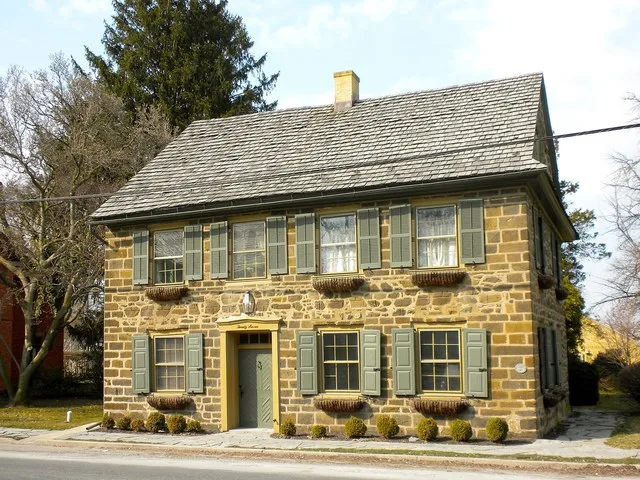 27 East Main street, built 1754, in Strasburg, Pennsylvania. In Strasburg Historical District on NRHP