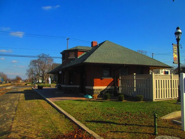 The former Reading Railroad station in Telford, Pennsylvania .