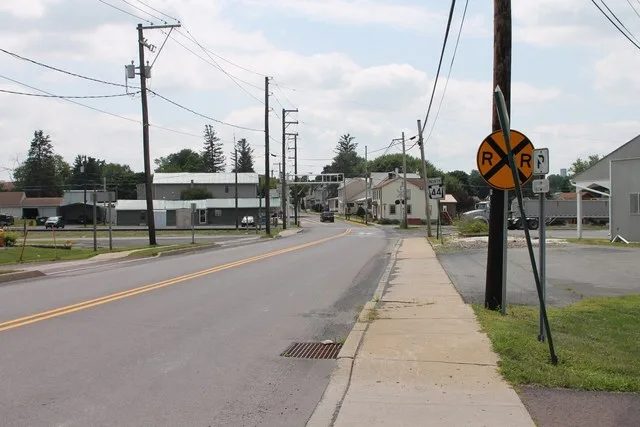 Pennsylvania Route 44 north in Turbotville, Northumberland County