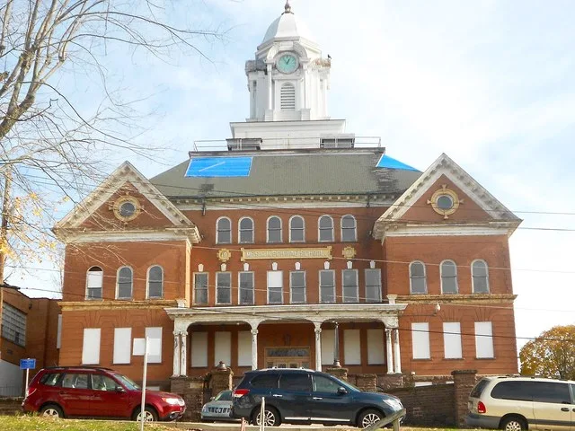 The former Mrs. C.M. Schwab School in Weatherly, Carbon County, Pennsylvania. Mrs. C.M. Schwab, born Emma Eurana Dinkey, grew up in Weatherly and married the steel magnate en:Char...