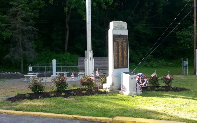 Memorial Day, 2019. New fountain and improved landscaping completed.