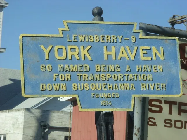 Keystone Marker for York Haven, Pennsylvania