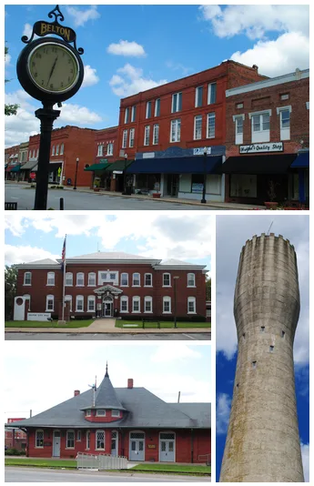 Photos I took around Belton, SC and placed in a montage.