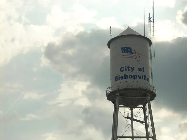 Water Tower in Bishopville, South Carolina