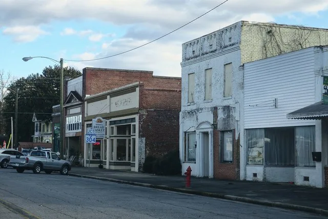 downtown Blackville, SC