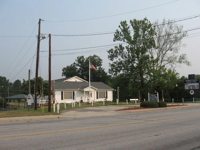 The Former Burnetttown Town Hall building