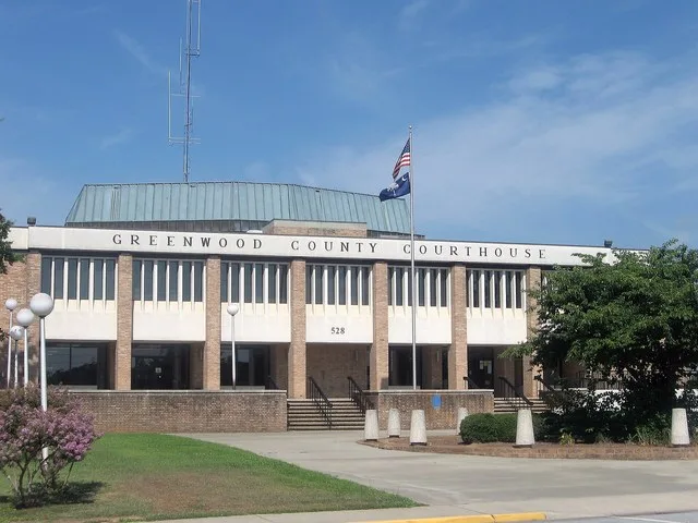 Greenwood County Courthouse, Greenwood, South Carolina.