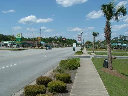 U.S. Highway 17 in Hardeeville, South Carolina