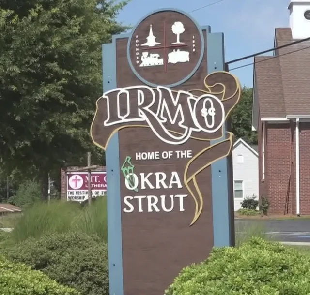 Irmo, SC Welcome sign